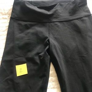Black Lululemon wide leg pants
